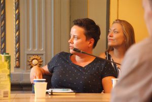 Discussie naar aanleiding van de lezing van Anne Oerlemans en Charlotte Paauwe.